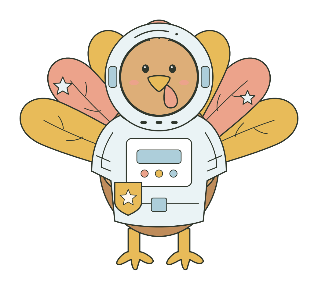 Astronaut turkey